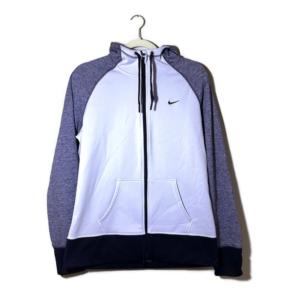 Nike Tops - Nike Purple Lavender Therma-Fit Full Zip-Up Hoodie Women’s Large Thumbholes